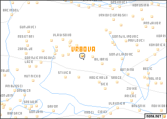 map of Vrbova