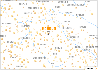 map of Vrbova