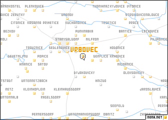 map of Vrbovec