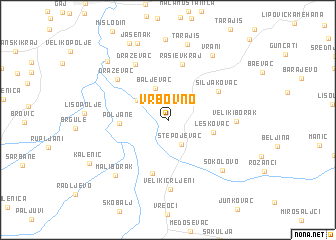 map of Vrbovno