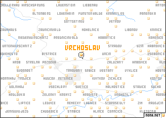 map of Vrchoslav