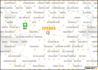 map of Vrebos