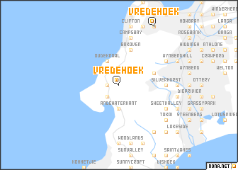 map of Vredehoek