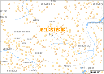 map of Vrela Strana