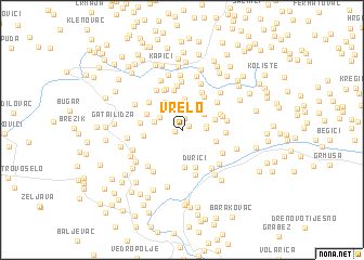 map of Vrelo