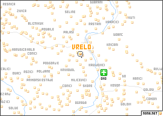 map of Vrelo