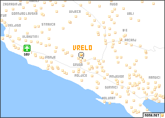 map of Vrelo