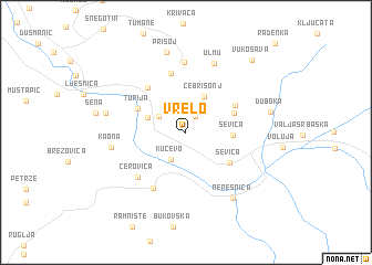 map of Vrelo