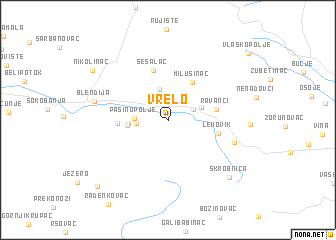 map of Vrelo