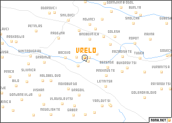 map of Vrelo