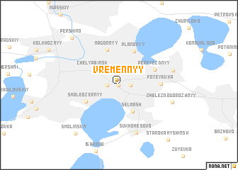 map of Vremennyy