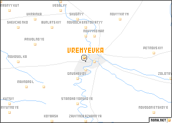 map of Vremʼyevka