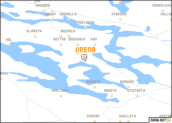 map of Vrena