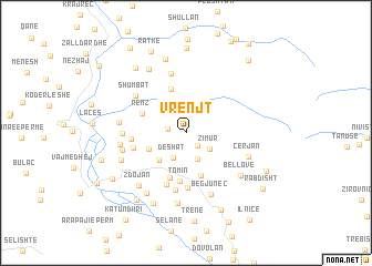 map of Vrenjt