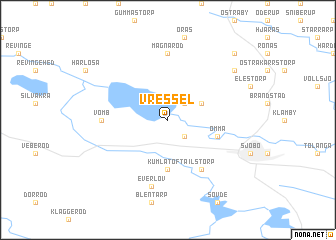 map of Vressel