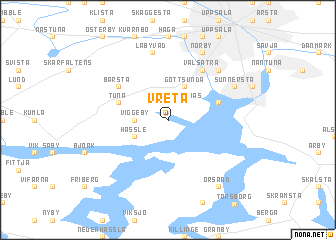 map of Vreta