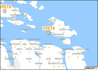 map of Vreta