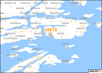 map of Vreta