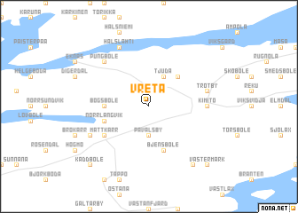 map of Vreta