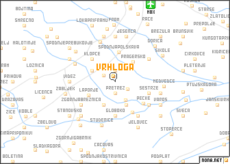 map of Vrhloga