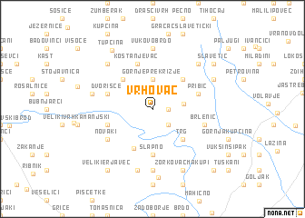 map of Vrhovac