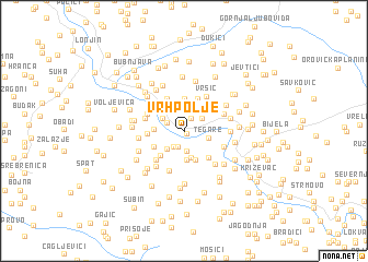 map of Vrhpolje