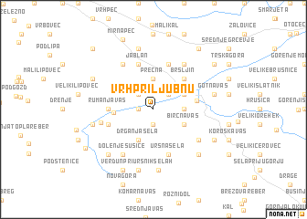 map of Vrh pri Ljubnu