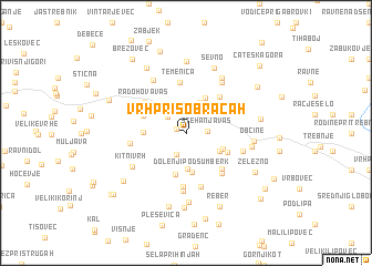 map of (( Vrh pri Sobračah ))