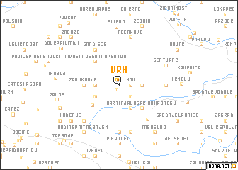 map of Vrh