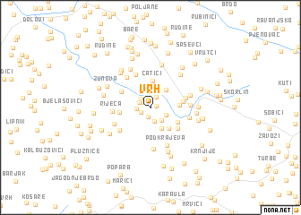 map of Vrh