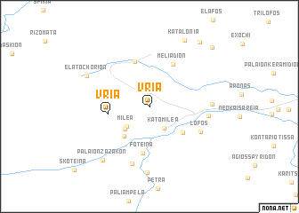 map of Vría