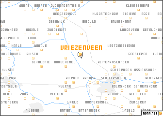 map of Vriezenveen