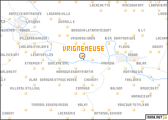 map of Vrigne-Meuse