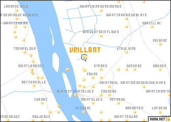 map of Vrillant