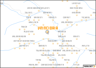 map of Vrîncioaia