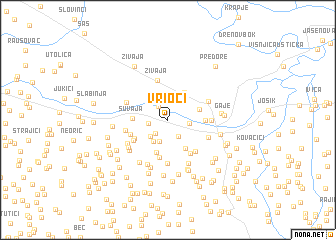 map of Vrioci