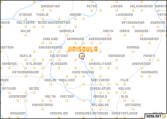 map of Vrisoúla