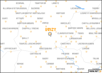 map of Vrizy