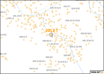 map of Vrlet