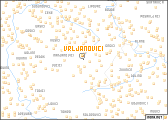 map of Vrljanovići