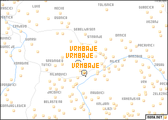 map of Vrmbaje