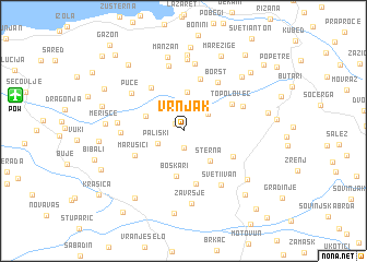 map of Vrnjak