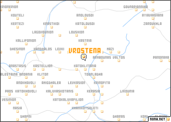 map of Vróstena