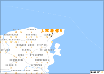 map of Vroukhás