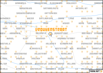 map of Vrouwenstraat