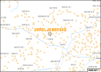 map of Vrpolje Bansko