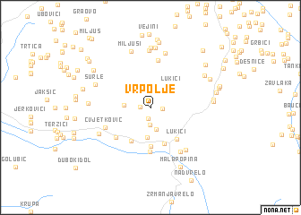 map of Vrpolje