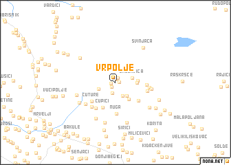 map of Vrpolje