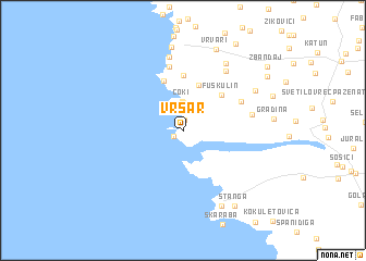 map of Vrsar