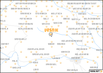 map of Vršnik